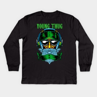 YOUNG THUG BAND MERCHANDISE Kids Long Sleeve T-Shirt